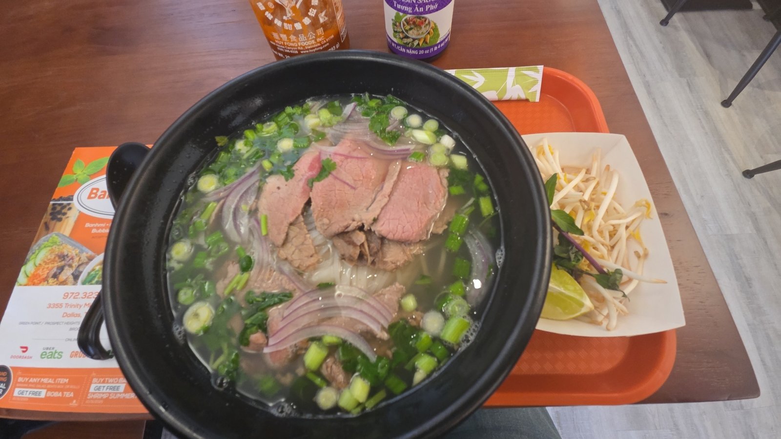 Delicious bánh mì sandwich